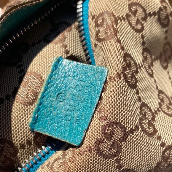 Gucci Brown and Blue Crossbody Bags - Picture 8 of 9